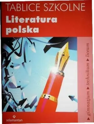 Tablice szkolne Literatura polska