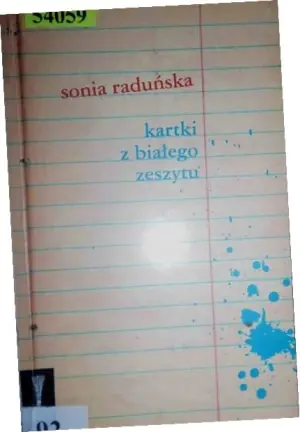 Kartki z białego zeszytu