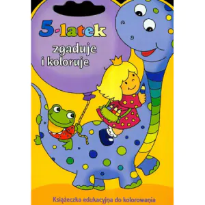 5-latek zgaduje i koloruje