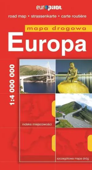 Europa. Mapa drogowa 1: 4 000 000
