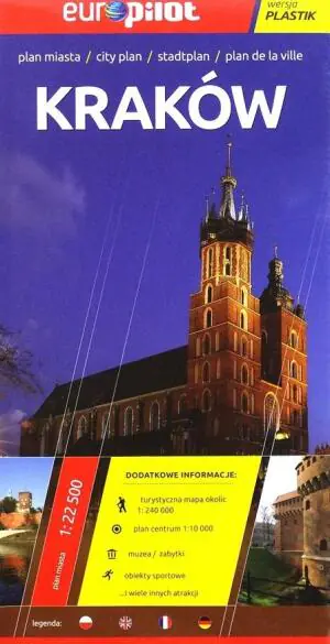 Kraków. Plan miasta 1:22 500