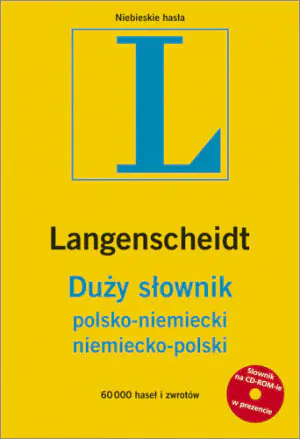 Duży słownik polsko niemiecki niemiecko polski   CD