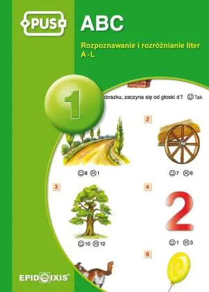 ABC 1. Rozpoznawanie i rozróżnianie liter A-L