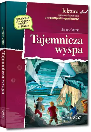 Tajemnicza wyspa. Lektura z opracowaniem
