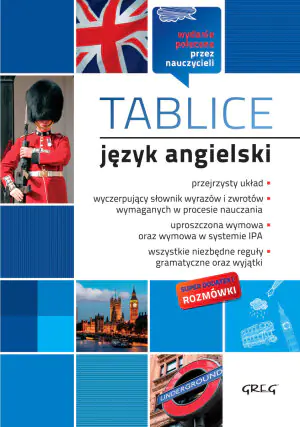 Język angielski. Rozmówki. Tablice