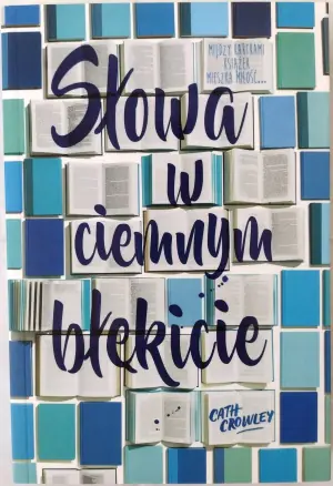 Słowa w ciemnym błękicie