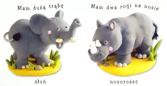 Obrazki dla maluchów. Dzikie zwierzęta