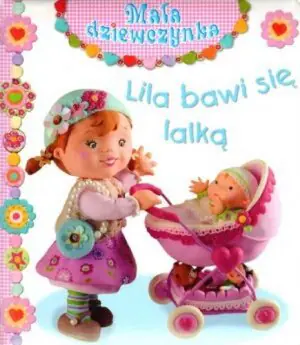 Mała dziewczynka. Lila bawi się lalką