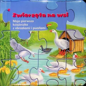 Zwierzęta na wsi moja pierwsza książeczka z obrazkami i puzzlami