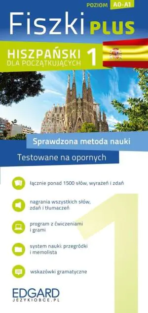 Fiszki Plus. Hiszpański dla początkujących. Część 1