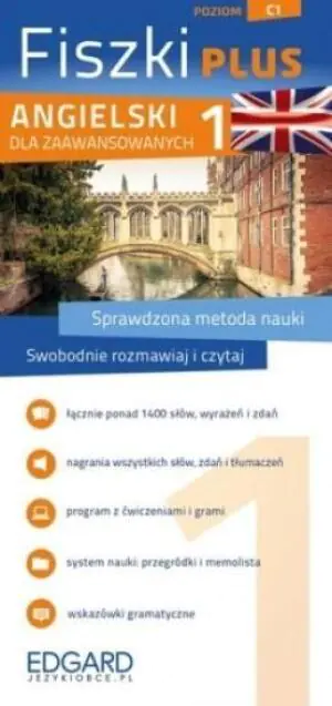 Fiszki Plus. Angielski dla zaawansowanych 1. Poziom C1