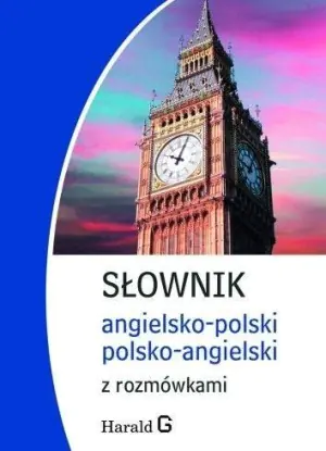 Słownik angielsko-polski, polsko-angielski z rozmówkami. Wydawnictwo Olesiejuk