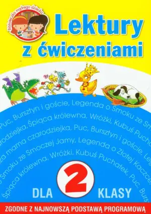 Biblioteczka mądrego dziecka. Lektury dla klasy 2 z ćwiczeniami