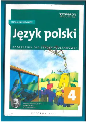 Język polski 4. Kształcenie językowe. Podręcznik. Szkoła podstawowa