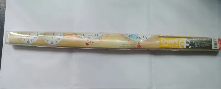 Plansza edukacyjna Zegar + książeczka