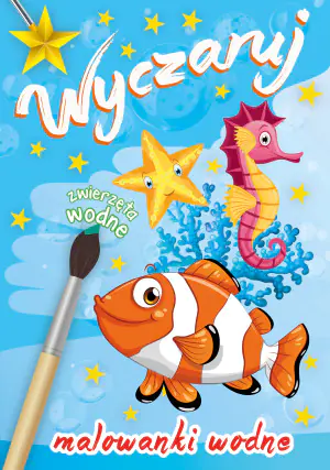 Skrzat, Malowanka wodna A4, wyczaruj zwierzęta wodne, 156672