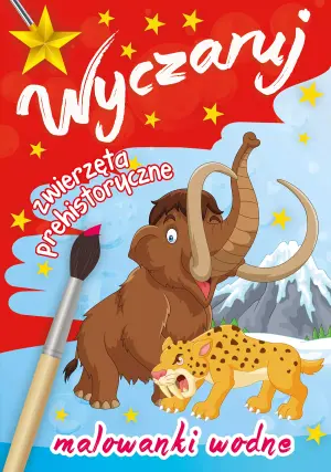 Skrzat, Malowanka wodna A4, wyczaruj zwierzęta prehistoryczne, 158973