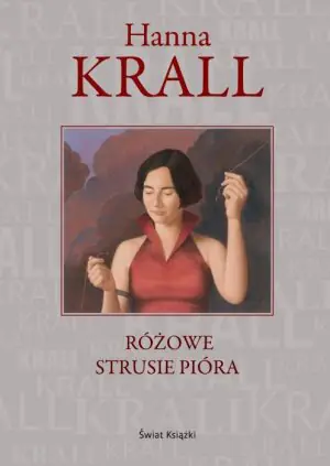 Różowe strusie pióra