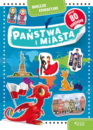 Naklejki edukacyjne. Państwa i miasta