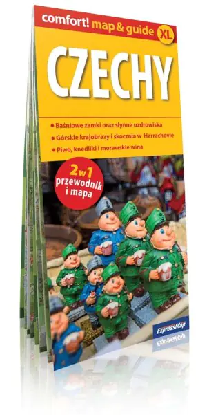Comfort!map&guide XL Czechy 2w1 plan miasta