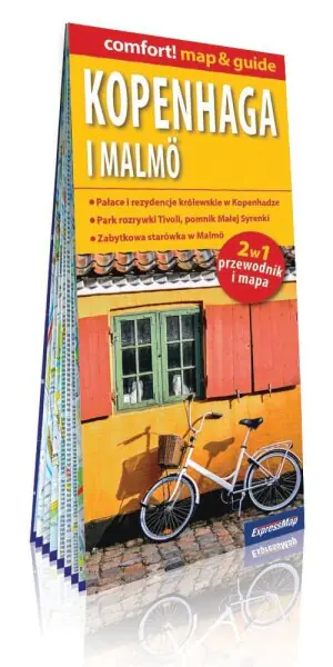 Kopenhaga i Malmo 2w1. Przewodnik i mapa