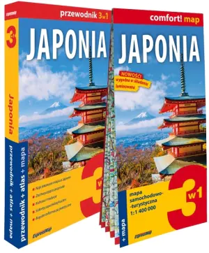 Japonia 3w1 przewodnik + atlas + mapa