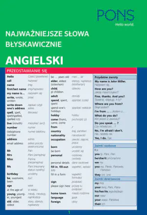 Najważniejsze słowa błyskawicznie. Angielski