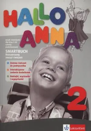 Hallo Anna 2. Smartbuch. Język niemiecki. Zeszyt ćwiczeń. Klasa 1-3. Szkoła podstawowa