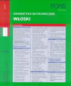 Gramatyka błyskawicznie. Włoski