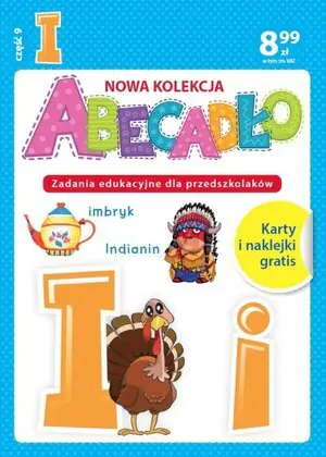 ABECADŁO Zadania edukacyjne dla przedszkolaków - literka I. Część 9