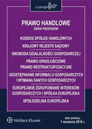 Prawo handlowe Zbiór przepisów