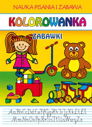 Kolorowanka. Zabawki