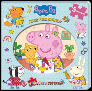 Mali pomocnicy. Książka z puzzlami. Świnka Peppa