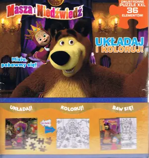 Misiu, pobawmy się! Układaj i koloruj. Masza i niedźwiedź
