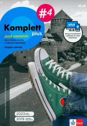 Komplett plus 4. Język niemiecki. Książka ćwiczeń