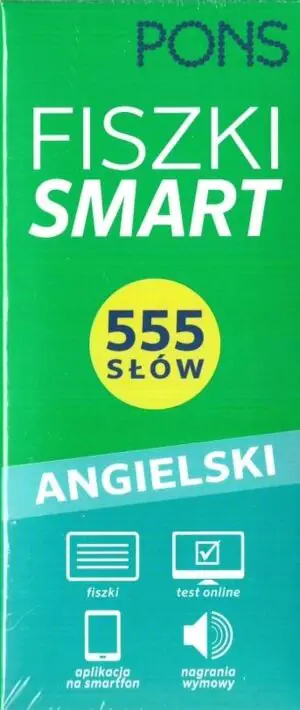 Fiszki Smart. 555 słów. Angielski