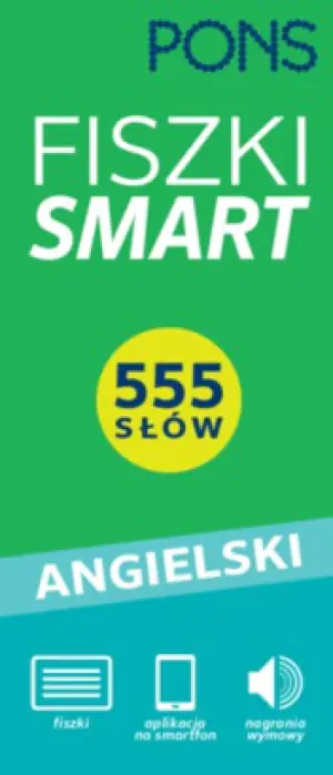 Fiszki SMART PONS. 555 słów na co dzień. Angielski