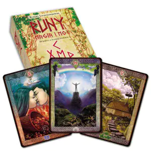 Runy Magia I Moc (Karty Z Podręcznikiem) karty do wróżenia Studio Astropsychologii