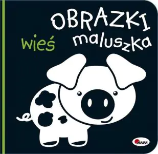 KSIĄŻECZKA Harmonijkowa Obrazki Maluszka WIEŚ Kontrastowe BARWY Książka