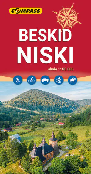 Beskid Niski mapa skala 1 : 50 000