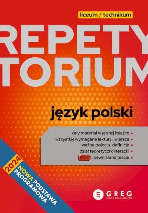 Język polski. Repetytorium. Liceum/technikum