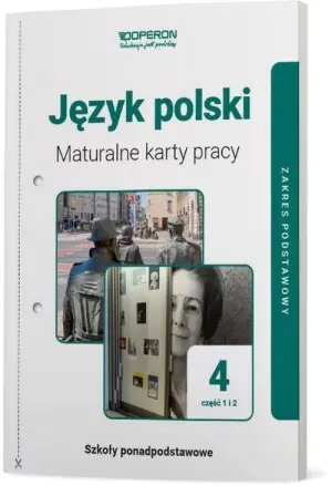 Język polski. Maturalne karty pracy 4. Liceum i technikum. Zakres podstawowy. Linia I