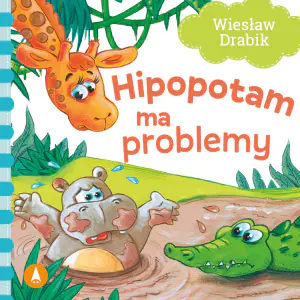 Książeczka 160X160 sztywnostronicowa Hipopotam ma problemy SKRZAT 072556