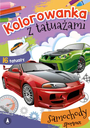 Kolorowanka Z Tatuażami - Samochody Sportowe