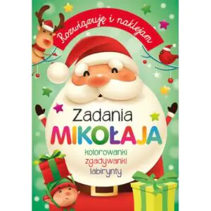 Rozwiązuję i naklejam. Zadania Mikołaja