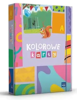 Pakiet: Kolorowe karty. Poziom A. 3 latek