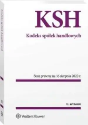 Kodeks spółek handlowych. Przepisy
