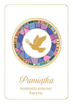 PAMIATKA KOMUNII 170X240 GOLAB ZS