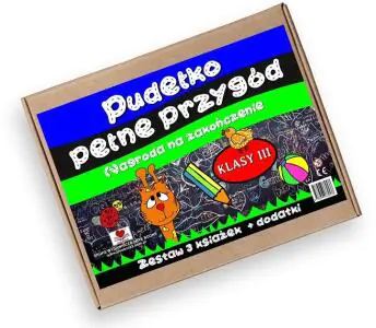 Pudełko pełne przygód. Nagroda na zakończenie klasy III