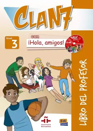 Clan 7 con iHola, amigos! Nivel 3. Przewodnik metodyczny + CD